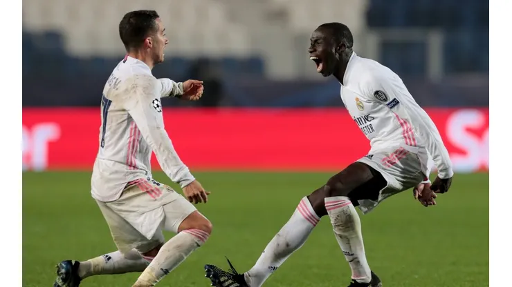 Ferland Mendy gave Real Madrid a big win over Atalanta. (Getty)