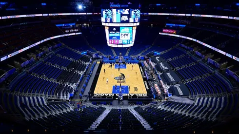 There are some NBA teams that are receiving fans into their stadiums this season (Getty).