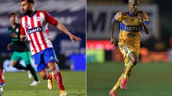 Atlético San Luis go against Tigres UANL for Liga MX. (Getty)