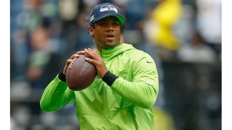 Russell Wilson could be on his way out of Seattle. (Getty)