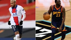 Neymar Jr paid respect to Draymond Green and Jimmy Butler in his in-home court. (Getty)