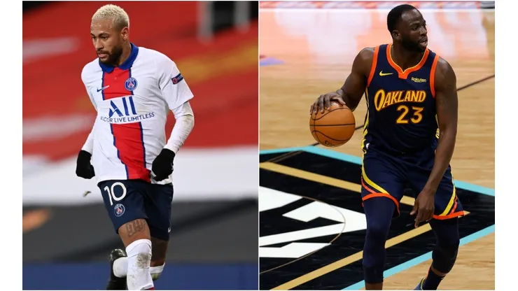 Neymar Jr paid respect to Draymond Green and Jimmy Butler in his in-home court. (Getty)