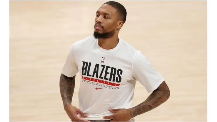 Damian Lillard has been on a tear this season. (Getty)