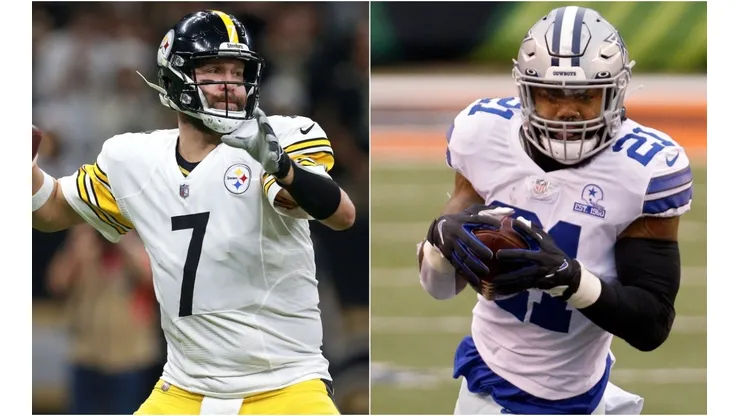 Ben Roethlisberger (left) & Ezekiel Elliott. (Getty)