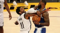 Kyrie Irving vs LeBron James. (Getty)