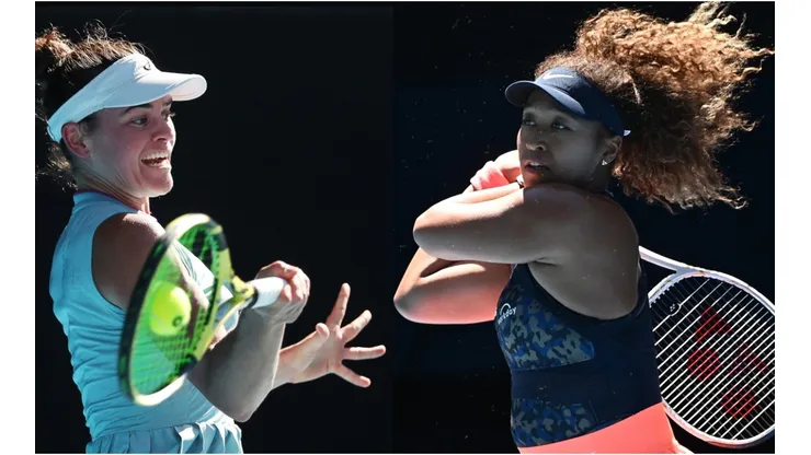 Jennifer Brady and Naomi Osaka define the 2021 Australian Open women's champion. (Getty)