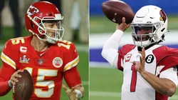 Patrick Mahomes (left) & Kyler Murray. (Getty)