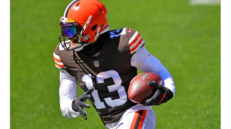 Odell Beckham Jr only played seven games with the Browns. (Getty)