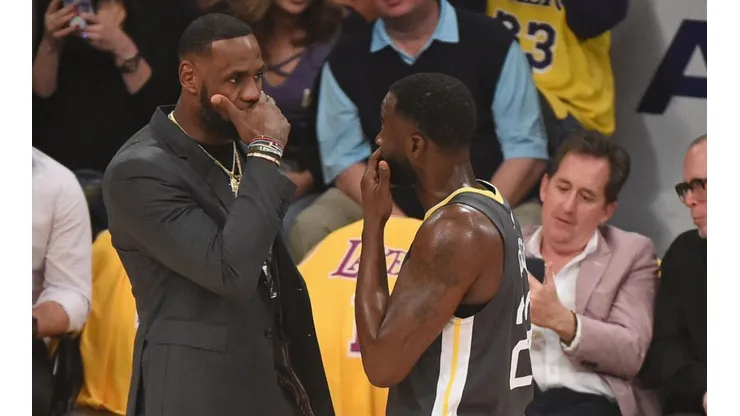 LeBron James has supported Draymond Green's claims about NBA franchises and they way to do deals. (Getty)