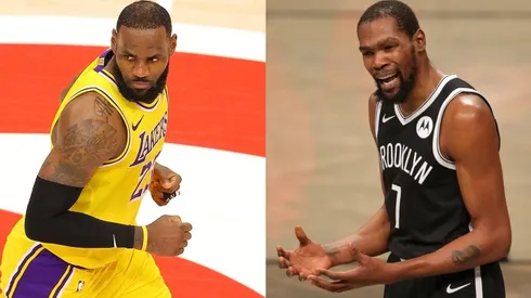 LeBron James (left) & Kevin Durant. (Getty)