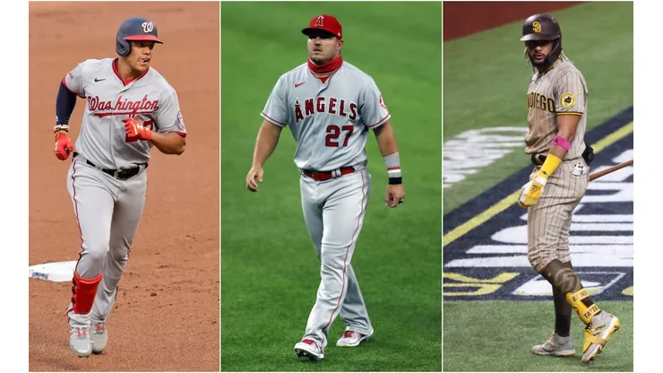 Juan Soto, Mike Trout and Fernando Tatis Jr. (Getty)