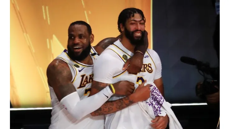 Lebron James and Anthony Davis (Getty)