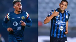 América's Roger Martínez (left) and Querétaro's Angel Sepulveda (right). (Getty)