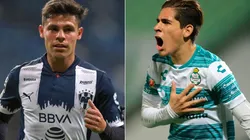 Arturo Gonzalez of Monterrey (left) and Santiago Munoz of Santos (right). (Getty)