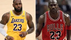 LeBron James & Michael Jordan. (Getty)