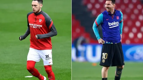 Lucas Ocampo (left) and Lionel Messi (right) have led their respective teams to this stance. (Getty)