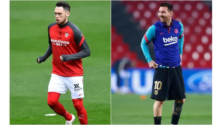 Lucas Ocampo (left) and Lionel Messi (right) have led their respective teams to this stance. (Getty)