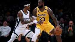 LeBron James & Ja Morant. (Getty)