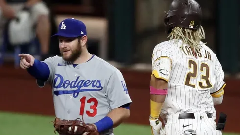 Max Muncy of Dodgers (left) & Fernando Tatís Jr of Padres. (Getty)
