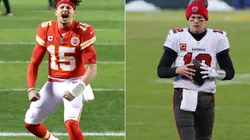 Patrick Mahomes and Tom Brady are ready to clash in the biggest game of the season. (Getty)