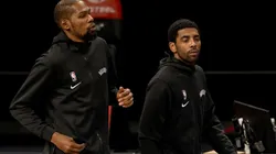 Kevin Durant & Kyrie Irving. (Getty)
