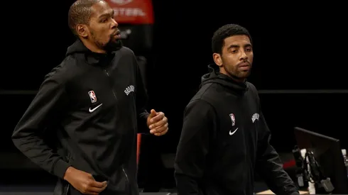 Kevin Durant & Kyrie Irving. (Getty)