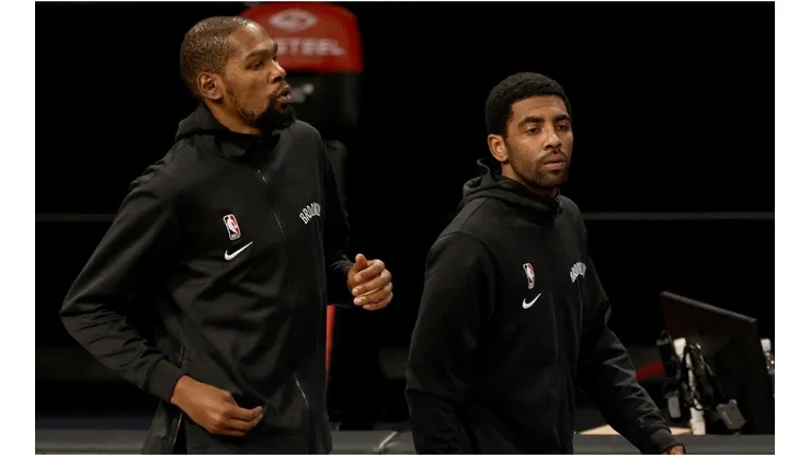 Kevin Durant & Kyrie Irving. (Getty)