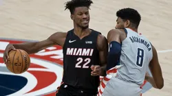 Jimmy Butler vs. Wizards. (Getty)
