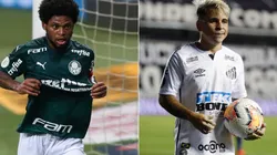 Luiz Adriano (left) and Yeferson Soteldo (right) will try to lead their team to the promised land. (Getty)