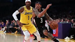 Bradley Beal vs. the Los Angeles Lakers. (Getty)