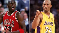 Michael Jordan (left) & Kobe Bryant. (Getty)