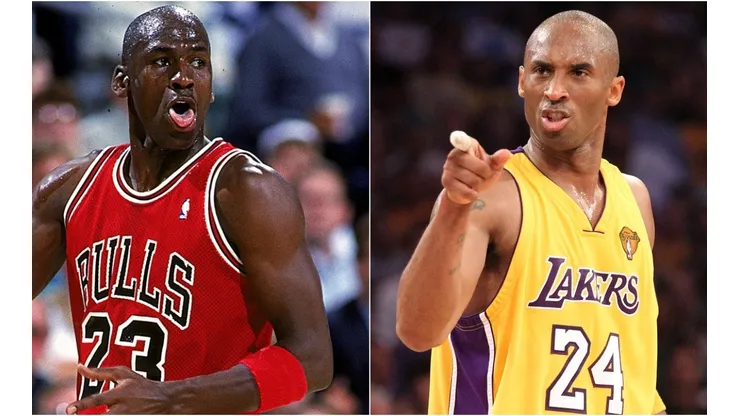 Michael Jordan (left) & Kobe Bryant. (Getty)