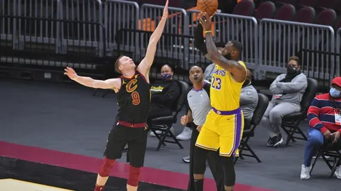 LeBron James vs. the Cavs. (Getty)