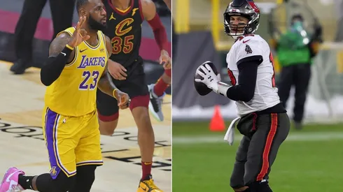 LeBron James and Tom Brady are two of the greatest in their respective sports. (Getty)