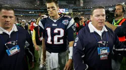 Tom Brady after losing Super Bowl XLII. (Getty)