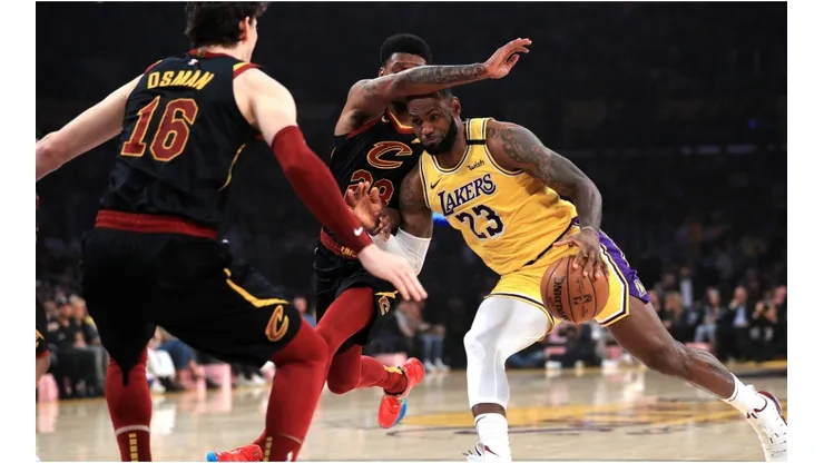 LeBron James vs. Cleveland Cavaliers. (Getty)