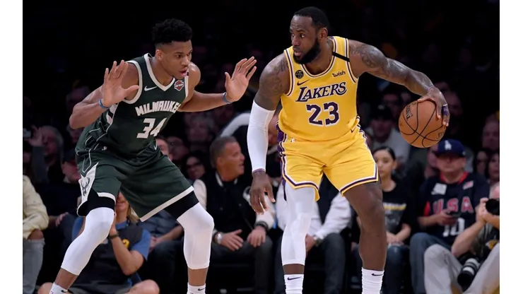 LeBron James has been the clear dominator in his duels with Giannis. (Getty)