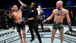 Dustin Poirier & Conor McGregor. (Getty)