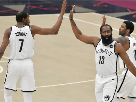 Kevin Durant gets brutally honest about playing with James Harden and Kyrie Irving