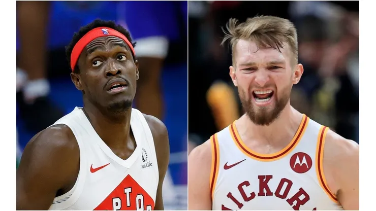 Pascal Siakam & Domantas Sabonis. (Getty)