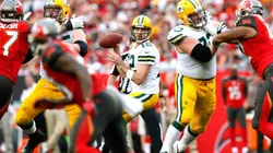 Aaron Rodgers vs. the Buccaneers. (Getty)