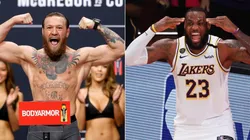 Conor McGregor will return to the cage this Saturday against Dustin Poirier. (Getty)