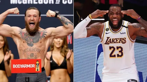 Conor McGregor will return to the cage this Saturday against Dustin Poirier. (Getty)