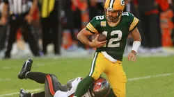 Aaron Rodgers vs. the Buccaneers. (Getty)