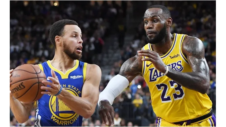Stephen Curry & LeBron James. (Getty)