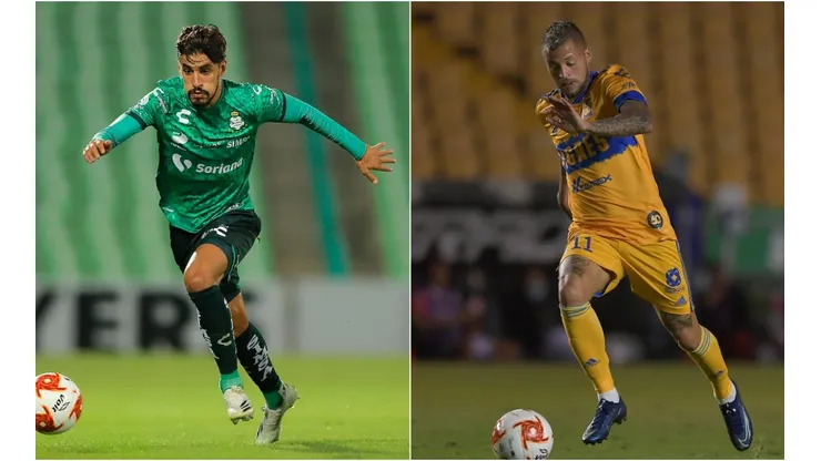 Santos Laguna host Tigres in a high-flying game. (Getty)