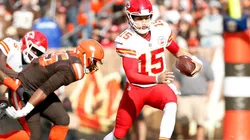Patrick Mahomes vs. the Browns. (Getty)