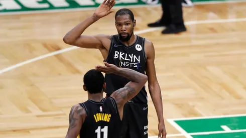 Kevin Durant & Kyrie Irving. (Getty)
