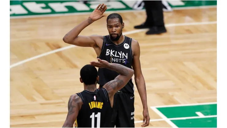 Kevin Durant & Kyrie Irving. (Getty)