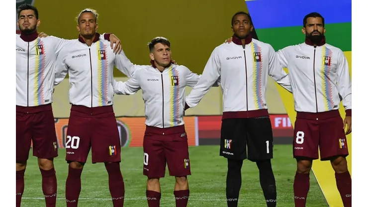 The National team of Venezuela. (Getty)